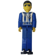 Lego panáček Technic, bílá (tech038 WHITE)